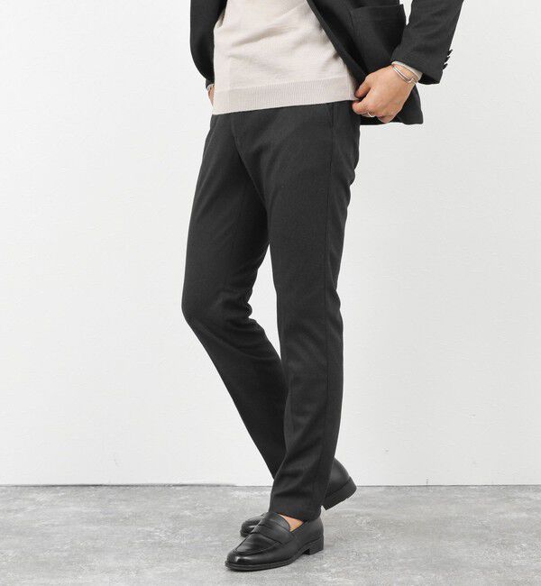 NOLLEY'S goodman「《セットアップ対応》【Active Jersey】ホームスパン ストレッチスリムフィット 25AW」|チノ|