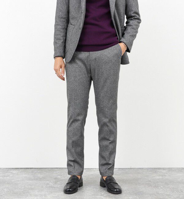 NOLLEY'S goodman「《セットアップ対応》【Active Jersey】ホームスパン ストレッチスリムフィット 25AW」|チノ|