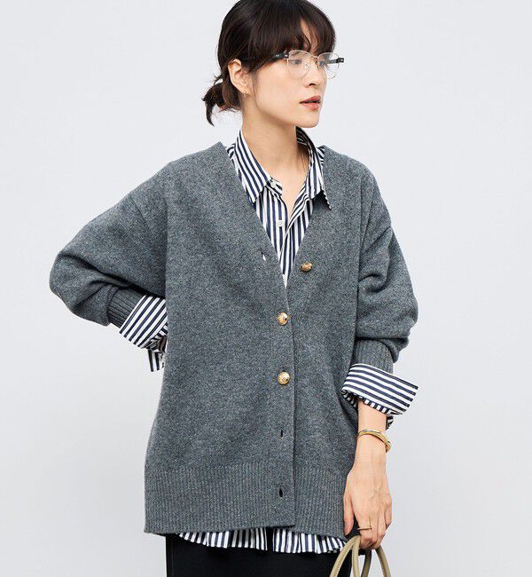 NOLLEY'S「【WEB限定アイテム】2WAY長めVネックカーディガン」|カーディガン|