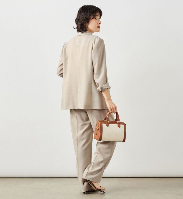 NOLLEY'S sophi「《セットアップ対応》ウォッシャブルスラブオックスダブルジャケット」|テーラードジャケット|