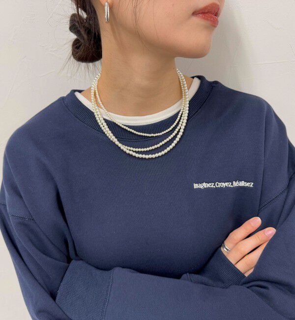 fredy emue「パール3連ショートネックレス」|ネックレス|