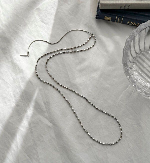 fredy emue「アジャスト前後着用ネックレス」|ネックレス|シルバー