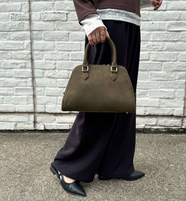 fredy emue「台形ファスナーボストンバッグ」|ショルダー・メッセンジャー|