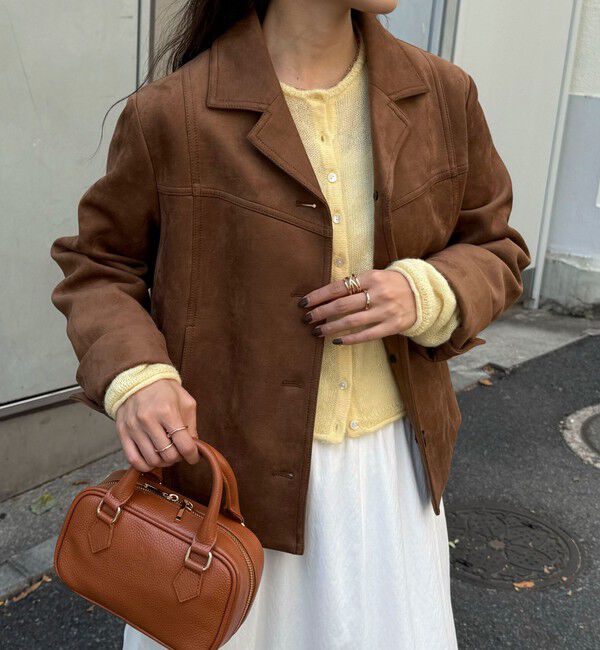 fredy emue「フェイクスエードジャケット」|テーラードジャケット|