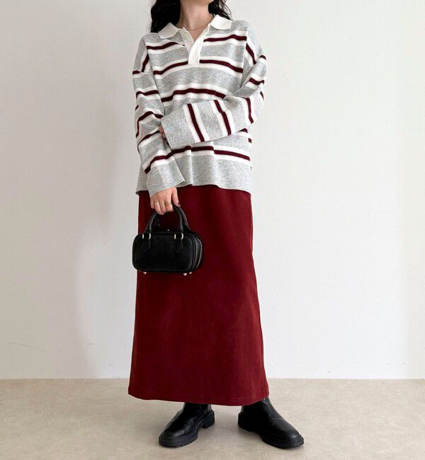 fredy emue「起毛ツイルＩラインスカート」|スカート|