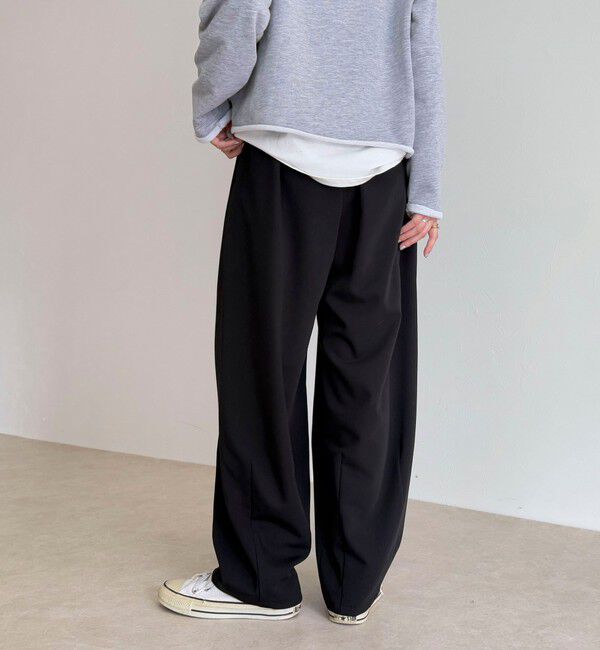 fredy emue「コクーンギャザーパンツ」|チノ|