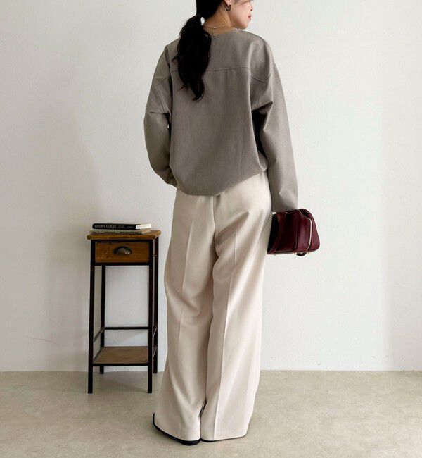 fredy emue「コクーンストレッチブラウス」|シャツ・ブラウス|