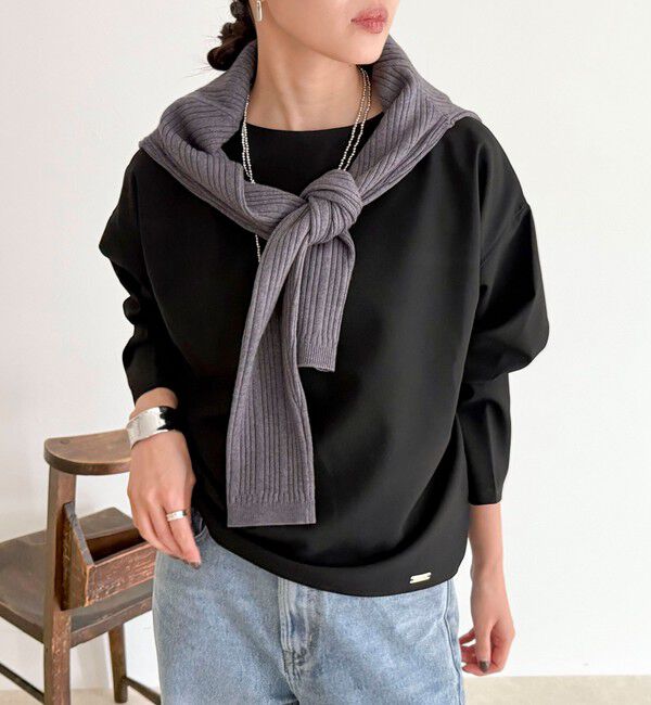 fredy emue「コクーンストレッチブラウス」|シャツ・ブラウス|