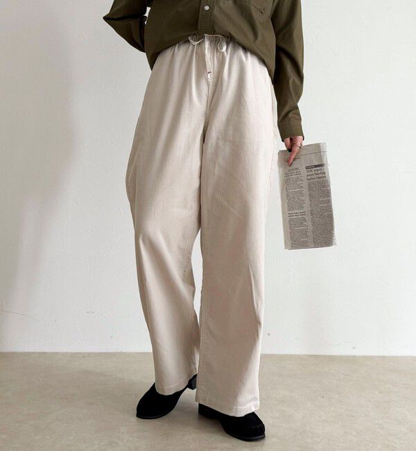fredy emue「【GEVACO/ゲバコ】コーデュロイイージーワイドパンツ」|チノ|