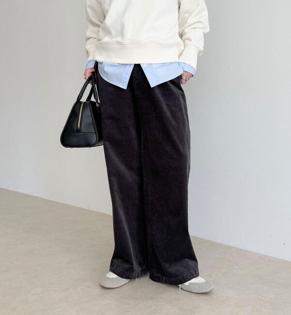 fredy emue「コーデュロイストレートパンツ」|チノ|