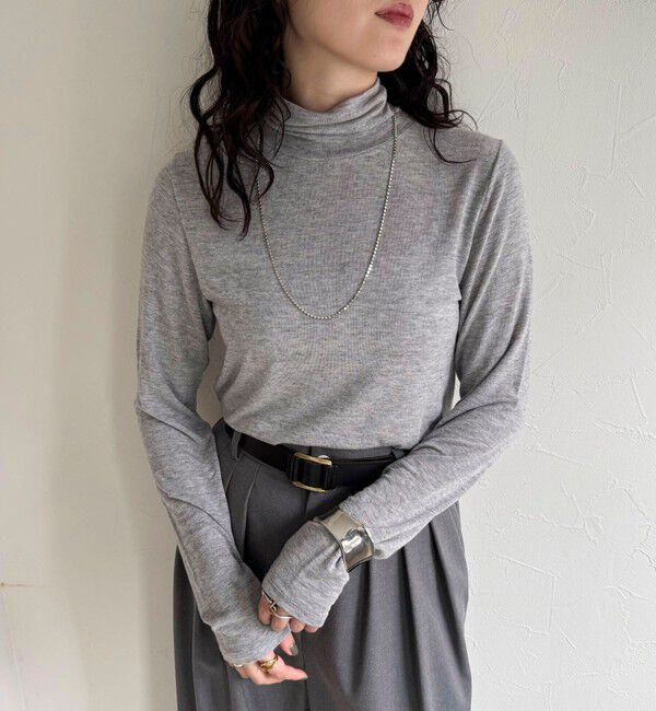 fredy emue「ウールブレンドシアータートルプルオーバー」|ニット・セーター|