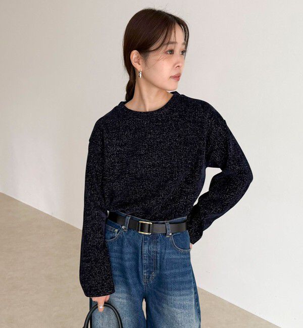 fredy emue「ラメモールプルオーバー」|Tシャツ・カットソー|