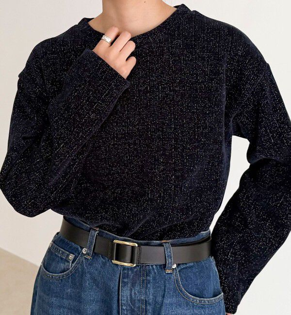 fredy emue「ラメモールプルオーバー」|Tシャツ・カットソー|