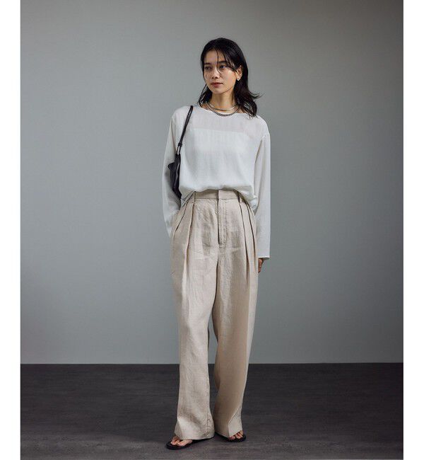 SALON adam et rope'「ベア天カップ付きベアトップキャミソール［UVケア・接触冷感］」|キャミソール|