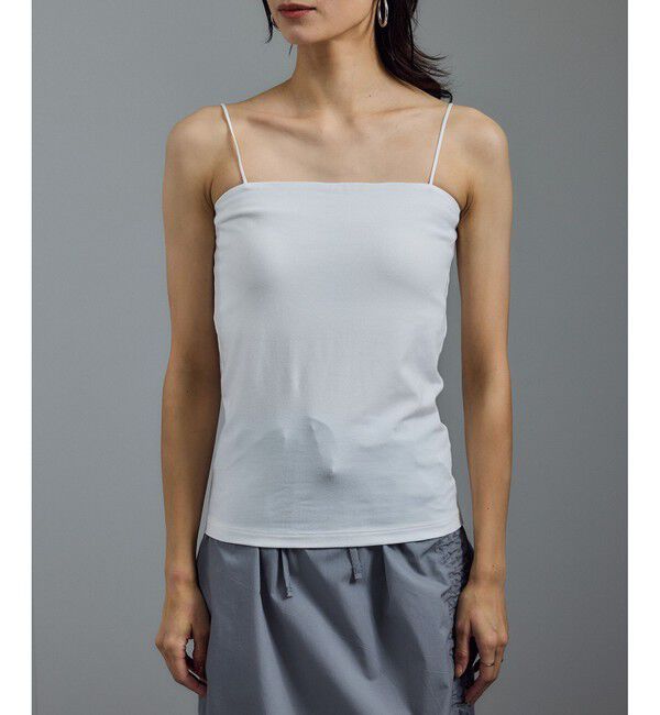 SALON adam et rope'「ベア天カップ付きベアトップキャミソール［UVケア・接触冷感］」|キャミソール|