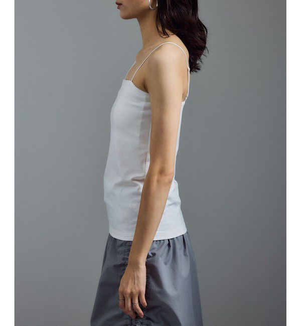 SALON adam et rope'「ベア天カップ付きベアトップキャミソール［UVケア・接触冷感］」|キャミソール|