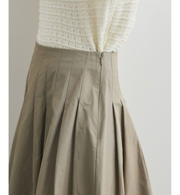 VIS「【洗える】タックプリーツフレアスカート」|スカート|