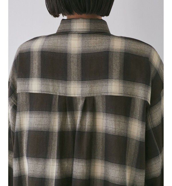 VIS「オンブレチェックオーバーシャツ」|シャツ・ブラウス|