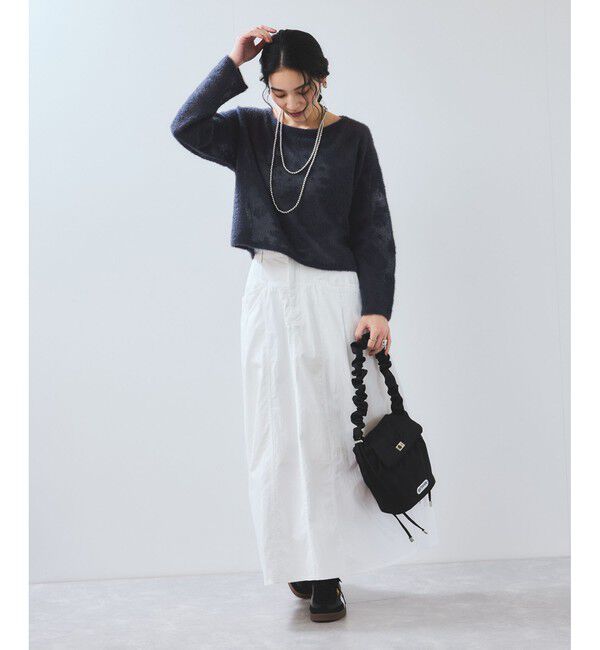 VIS「ウエスト切替デザインフレアスカート」|スカート|