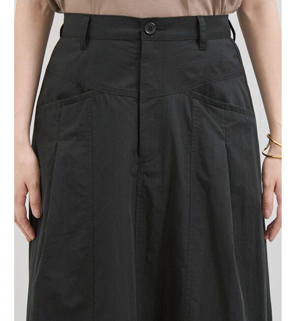 VIS「ウエスト切替デザインフレアスカート」|スカート|