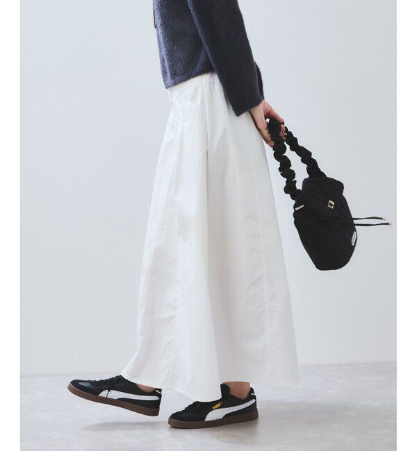 VIS「ウエスト切替デザインフレアスカート」|スカート|