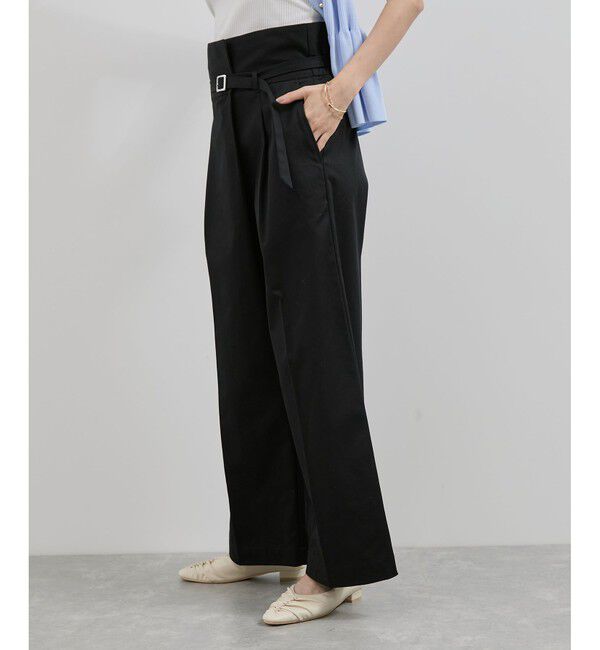 VIS「【洗える】2WAYラップデザインパンツ」|チノ|