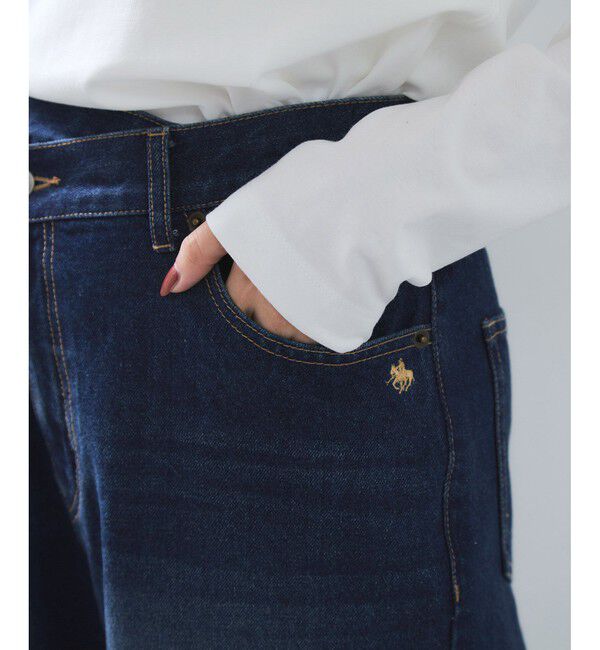 VIS「【POLO BCS】VIS別注クロスベルトストレートワイドデニム」|デニム|