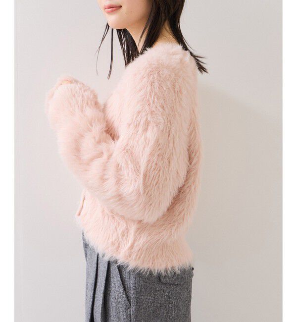 VIS「ラビットライクVネックカーディガン/イージーケア・WEB限定カラー」|カーディガン|