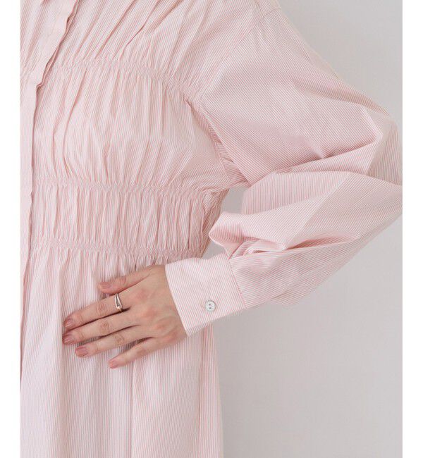 VIS「シャーリングデザインシャツ」|シャツ・ブラウス|