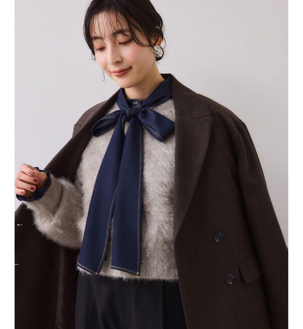 VIS「メタルシャギーネコヤーンニット/静電気防止」|ニット・セーター|