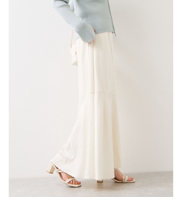 VIS「サテンツイルマーメイドスカート」|スカート|