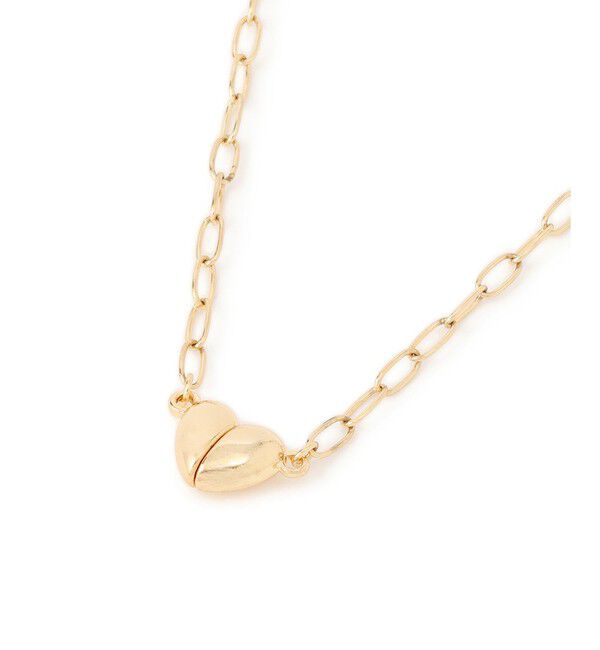 ROPE PICNIC PASSAGE「マグネットハートボールドチェーンネックレス/2WAY」|ネックレス|