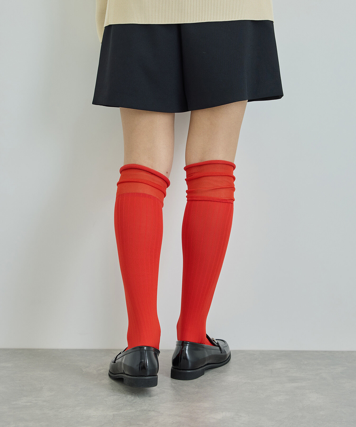 ADAM ET ROPE'「キリカエルーズニーハイソックス」|ソックス|