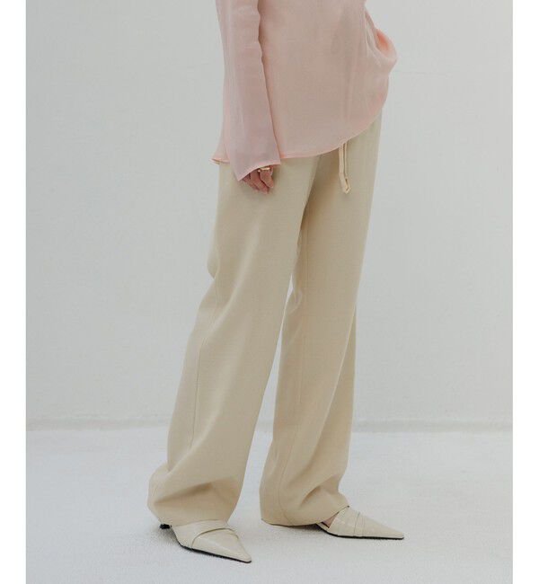ADAM ET ROPE'「【EMOELLE】ソモウイージーパンツ」|チノ|
