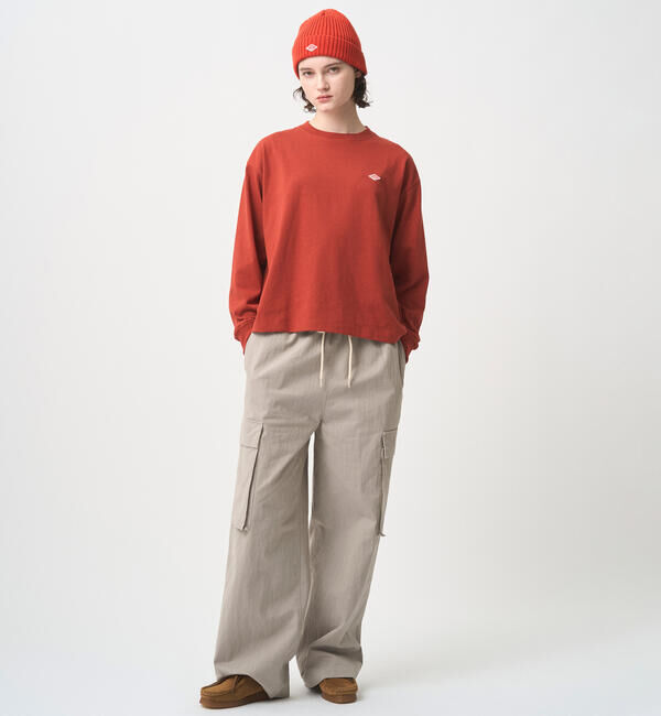 DANTON「DANTON | コットンナイロン カーゴパンツ WOMEN」|チノ|