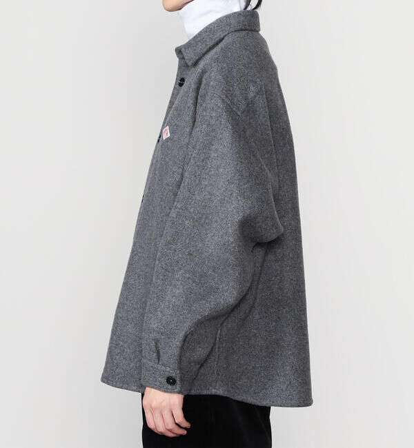 DANTON「DANTON | ウールメルトン シャツジャケット MEN」|テーラードジャケット|