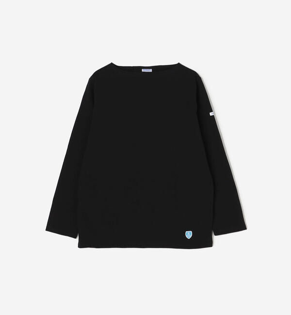 ORCIVAL「ORCIVAL | コットンロード フレンチバスクシャツ WOMEN」|Tシャツ・カットソー|BLACK