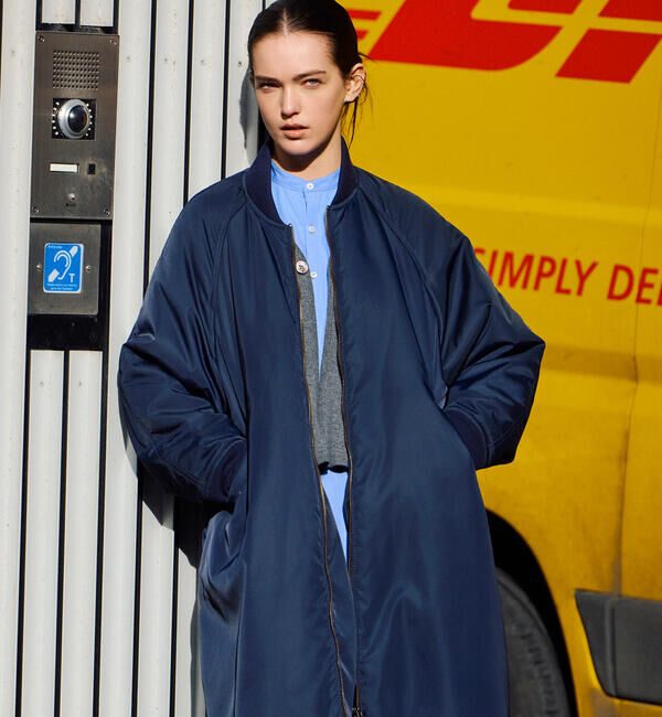  「TICCA | ノーカラー ビブヨークシャツ WOMEN」|シャツ・ブラウス|