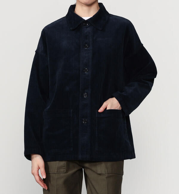  「VETRA | コーデュロイ カバーオールジャケット WOMEN」|その他|NAVY