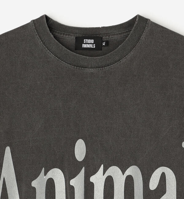  「STUDIO WEAREALLANIMALS | Animals Letter 半袖Tシャツ MEN」|Tシャツ・カットソー|