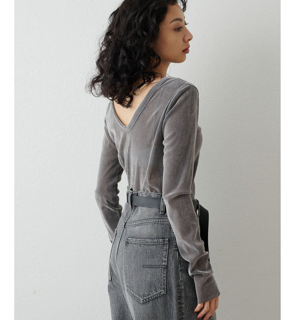  「フロッキーバックシャンカットソー」|Tシャツ・カットソー|