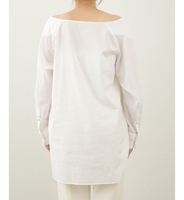  「ブロードオフショルダーブラウス」|シャツ・ブラウス|