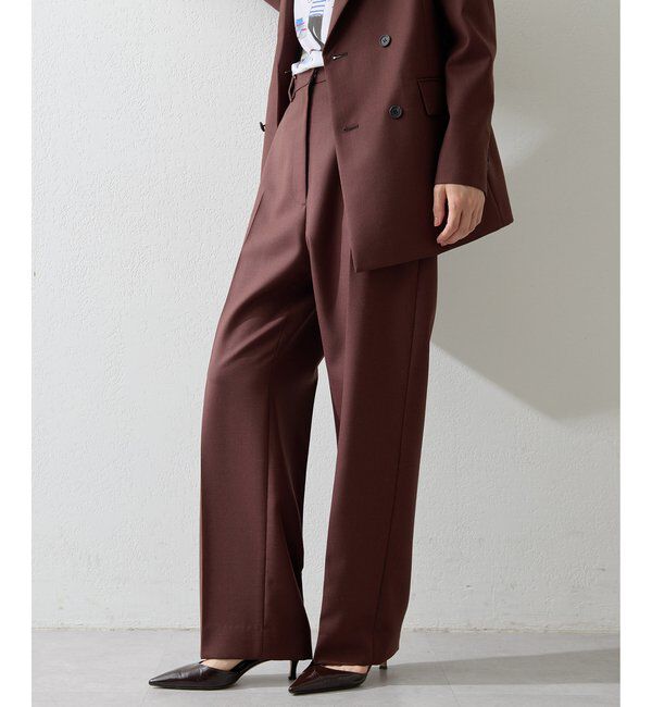  「平織りセンタープレスパンツ」|チノ|