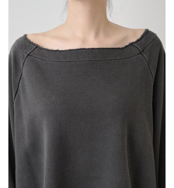  「オフショル裏毛プルオーバー」|Tシャツ・カットソー|