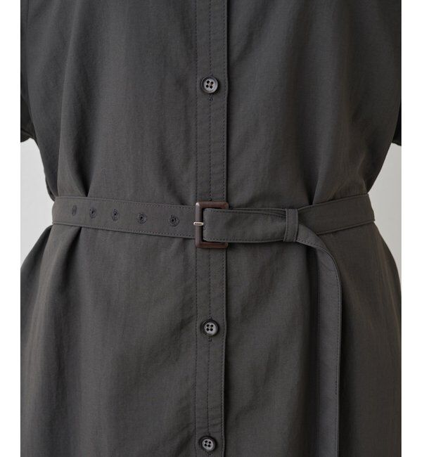  「ナイロンシャツドレス」|ワンピース|