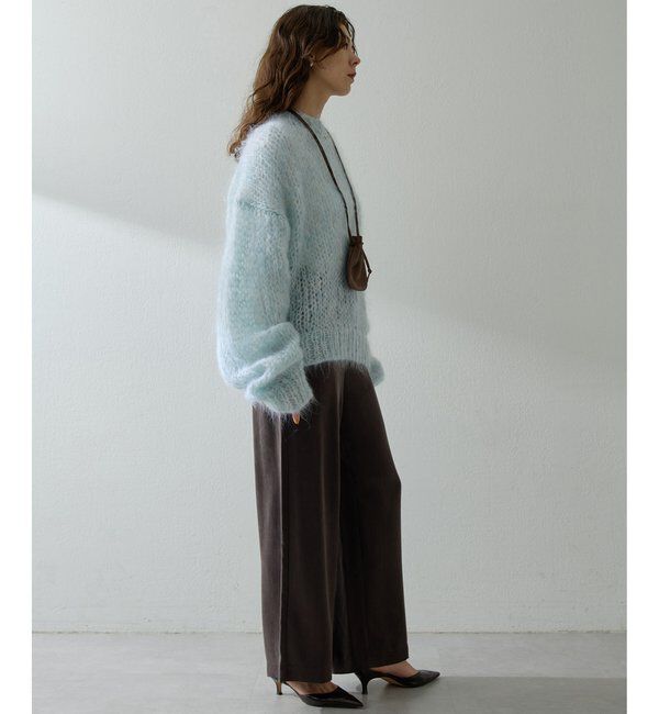  「ハンドクルーニットプルオーバー」|ニット・セーター|