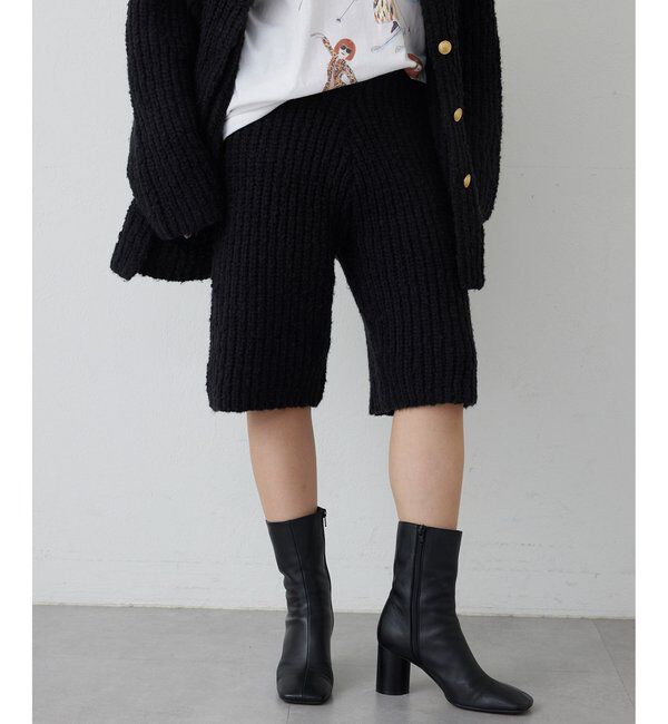  「【THE PAUSE】ニットハーフパンツ」|チノ|