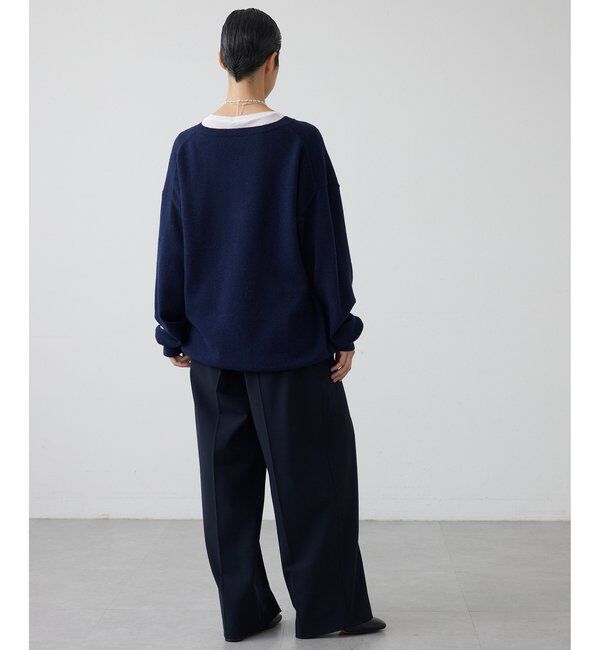 THE PAUSE「【THE PAUSE】ヘンリーネック刺繍プルオーバー」|ニット・セーター|