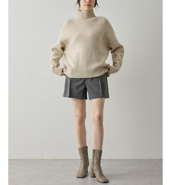 Drawing Numbers「【Drawing Numbers】接結ルーズタートルニット」|ニット・セーター|