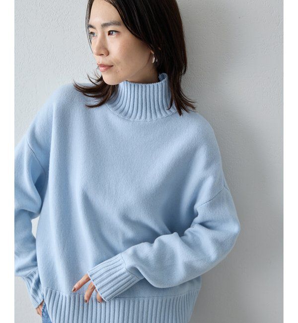 Drawing Numbers「【Drawing Numbers】接結ルーズタートルニット」|ニット・セーター|